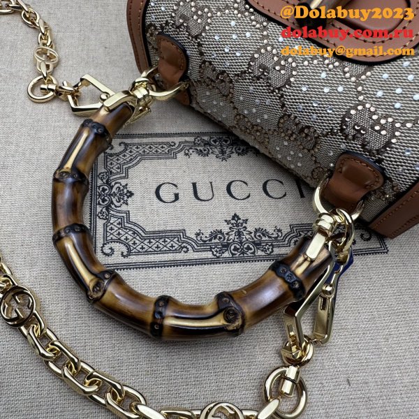 Gucci Inspired Bamboo 1947 735116 Top Handle 1:1 Mirror Bag