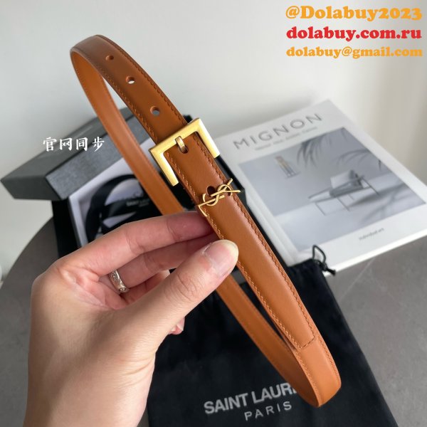 7 Star Best SAINT LAURENT 1:1 MirrorS BELT FOR SALE 20MM/30MM