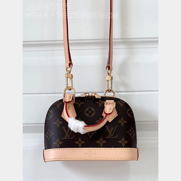 Fashion M82717 Louis Vuitton Nano Alma Monogram Canvas Inspired Bag