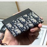 Knockoff Dior Oblique Jacquard Card Holder