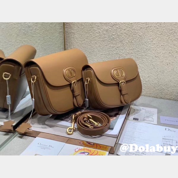 Replica 2020 Christian dior bobby CD logo Obligue Brown bag