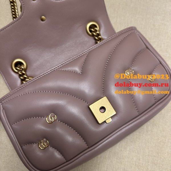 GG Marmont Matelassé 446744 Wholesale Gucci Inspireds Bag