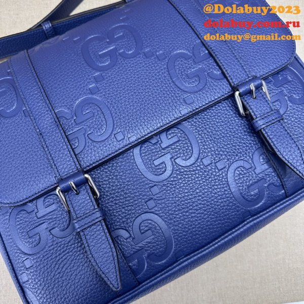 Jumbo Gucci Inspired GG AAA+ Messenger 760234 Blue Bag