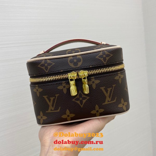 Louis Vuitton Nice Nano Monogram M44936 Brown Fashion