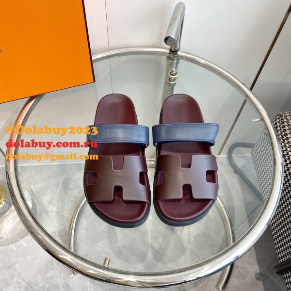 1:1 Mirror hermes men Chypre sandal Fashion