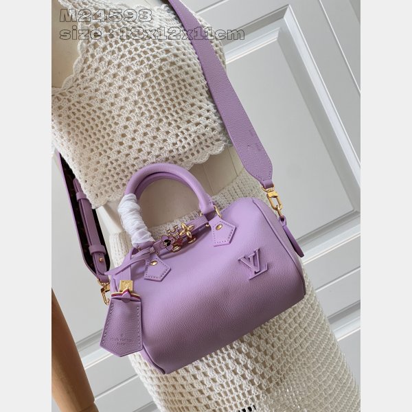 Shop Top M24598 Louis Vuitton Speedy Cheap Purple Best Bag