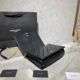 Duplicates Saint Laurent Becky Large chain bag in quilted lambskin