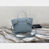 Celine Duplicate Grained Calfskin Nano Belt Bag Blue