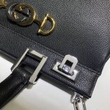 High Quality Leather Gucci 569712 Zumi Small Top Handle Copy Bag