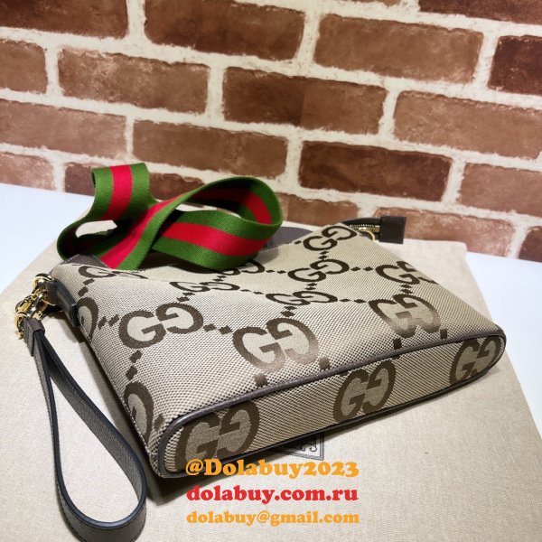 The highest quality 1:1 Mirror gucci 699130 Jumbo GG messenger bag