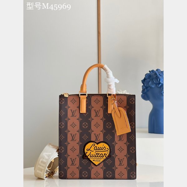 1:1 Louis Vuitton AAA+ Sac Plat Cross Monogram Other M45969 Brown