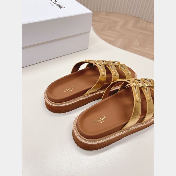 Classic Retro Celine Fashion Flat Sandals Shoes