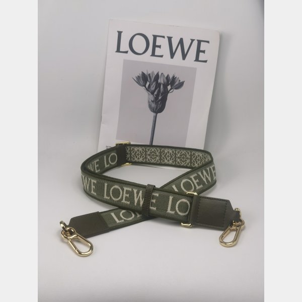 Luxury Loewe Anagram double-sided embroidered shoulder strap