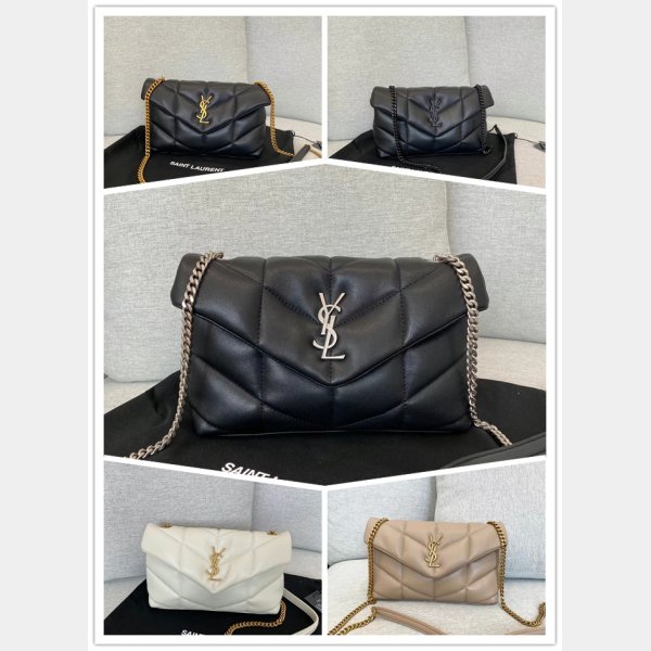 Top Quality Copy YSL LOULOU PUFFER HANDBAG 23cm