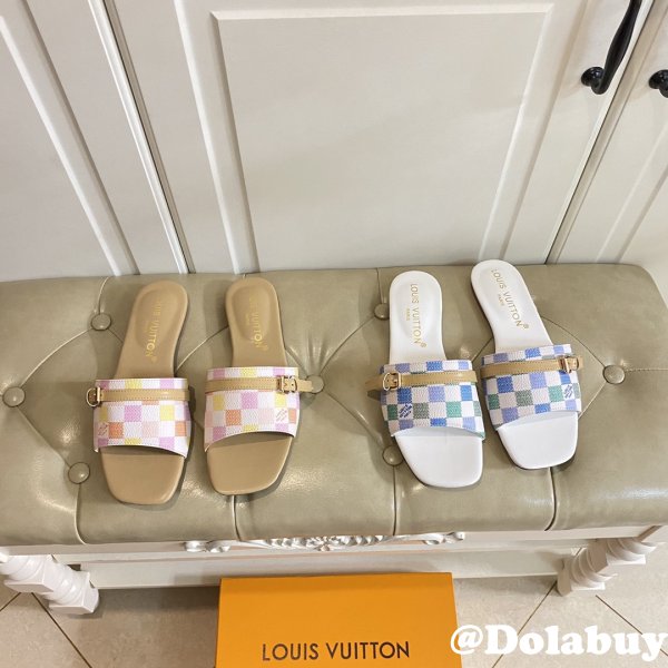 Top Quality LOUIS VUITTON Neo Revival Flat Mule