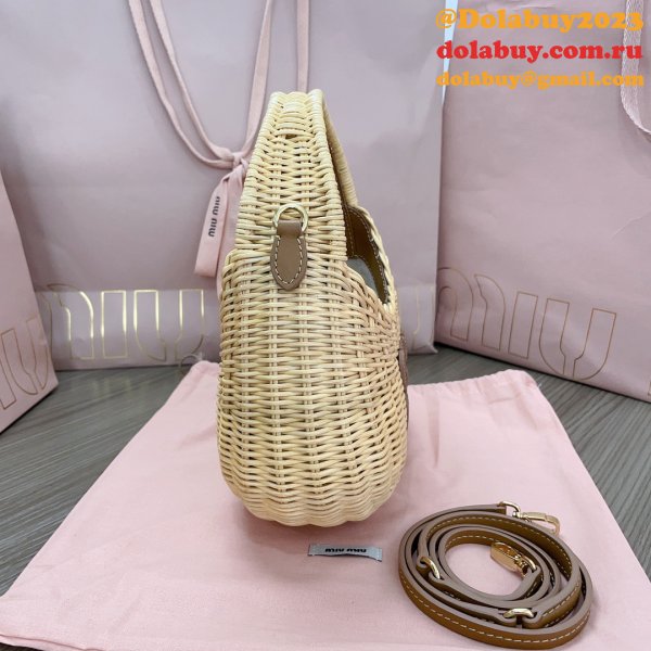 UK miu miu Summer cabbage bag 5BC125