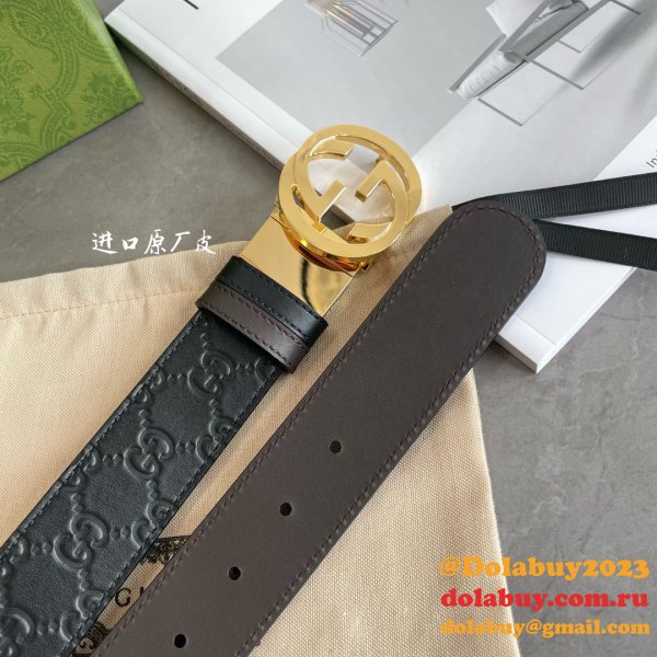 7 Star Gucci Belts 3.7CM High Quality Perfect