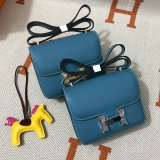 Hermes Constance Bag 18cm Epsom Leather Blue UK