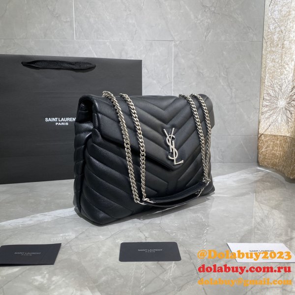 Wholesale Designer YSL LOULOU 487216 handbag 32CM