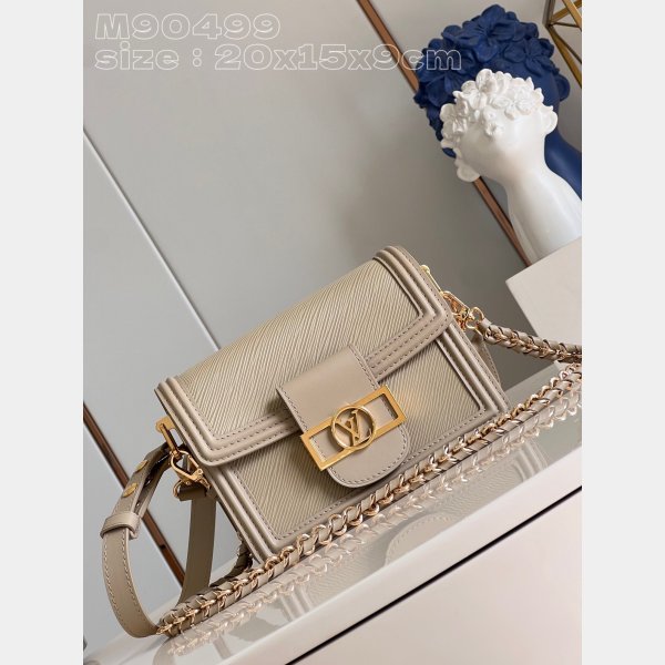 Best Lv Dauphine Khaki Louis Vuitton M90499 UK Bag