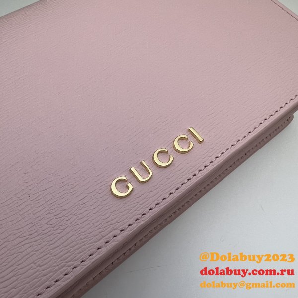 Chain Wallet Inspired Gucci Script 772643 7 Star Bag