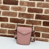 Gucci 772795 UK Embossed Top Handle 7 Stars Shoulder Bag