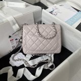 AAA+ CC CF mini classical AS1786 SILVER BALL bag