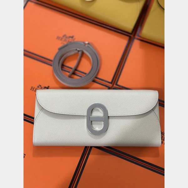 Fake Hermes  D Ancre to go clutch Epsom bag