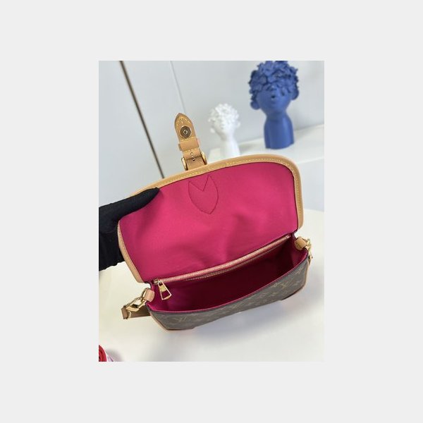 Best Louis Vuitton Copy Diane Monogram M46049 Fuchsia Bags