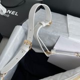 Copy CC High Quality Calfskin Waist AS1077 White Bag