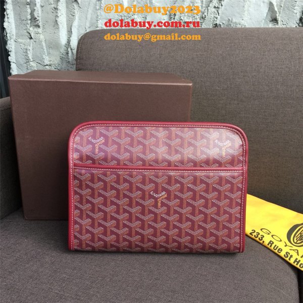 Copy Goyard Multi-Color Cosmetic toiletry bag