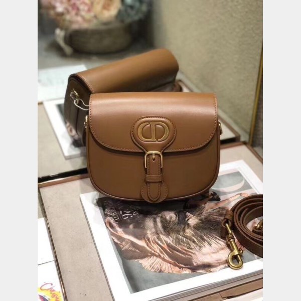 Replica 2020 Christian dior bobby CD logo Obligue Brown bag