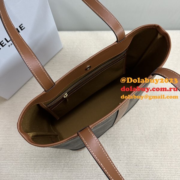 Copy SMALL CELINE TRIOMPHE CANVAS CABAS bag