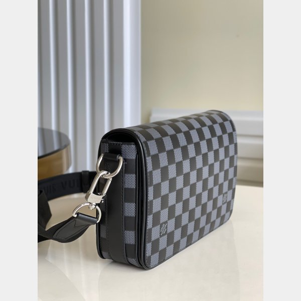 Louis Vuitton N50007 Copy UK Studio Messenger Damier Infini Leather Grey Bags