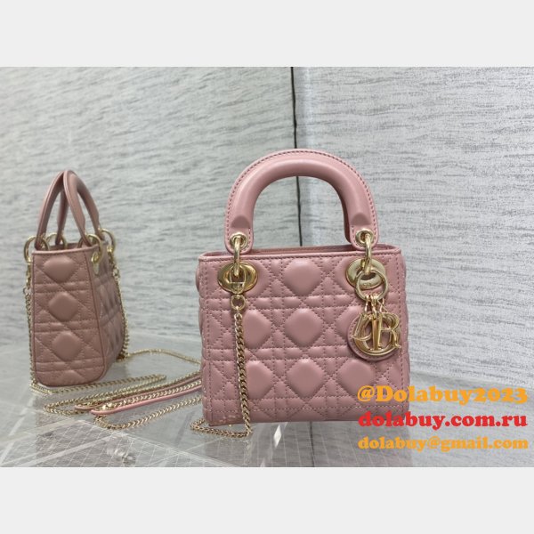 UK DIOR lambskin mini lady bag 17cm