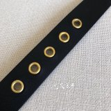 Christian Louboutin High Quality bag 3.4cm Black Spiked Leather Belts