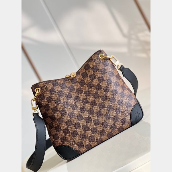 Duplicate Louis Vuitton Wholesale N50062/M45355 Odéon MM Monogram Coffee Plaid