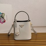 Platinum Prada 1BA373 Panier Saffiano Leather Perfect Top Quality Bag