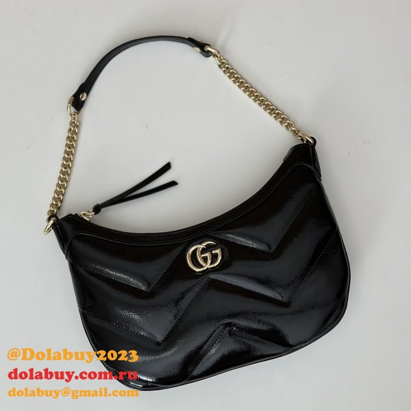 Copy GG Marmont Gucci 777263 Knockoff Shoulder Black Bag