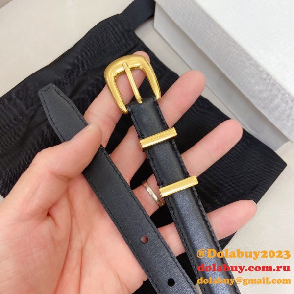 Buy Designer Celine Belts  18mm Black Sells