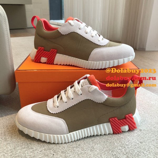 Top Quality HERMES MEN BOUNCING SNEAKER