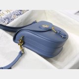 Luxury High Quality Dior Bobby Bag Blue Box Calfskin