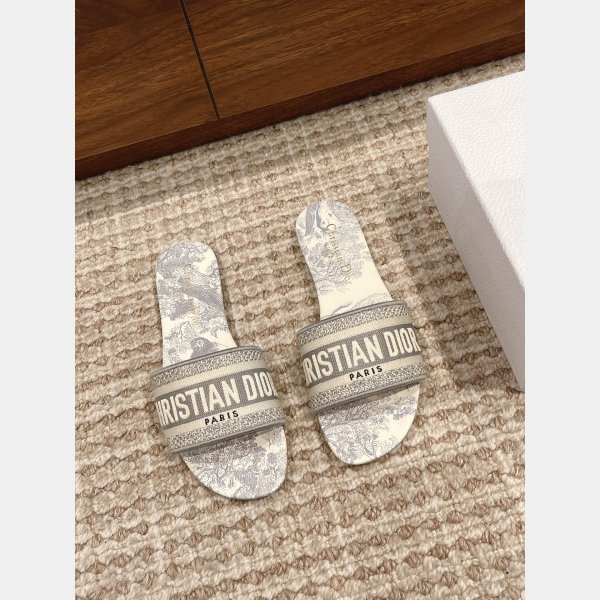 Best Dior Flat Slipper DWAY SLIDE