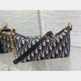 Diorstar Duplicates Hobo Chain Blue Oblique Print Wholesale 3106 Bag