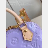 Inspired  Nano Alma Louis Vuitton M82974 Knockoff Glossy Lilac Bag