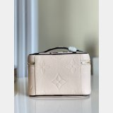 Louis Vuittons Replica Nice Monogram Empreinte Leather M45850 Beige