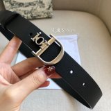 High Quality Christian Dior AAA Belts red/black/brown 30mm 1:1 Mirror