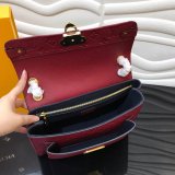 Knockoff Louis Vuitton Monogram Empreinte Leather Vavin PM M43931 Wine Red Bag