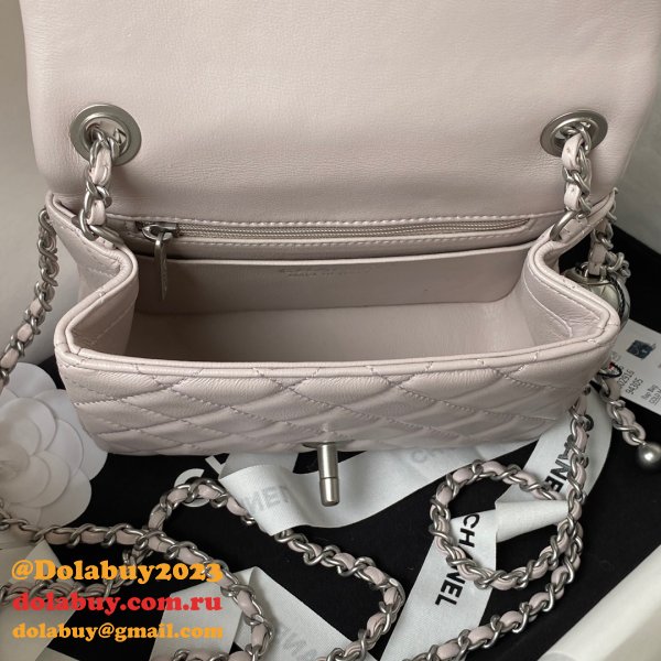 AAA+ CC CF mini classical AS1786 SILVER BALL bag