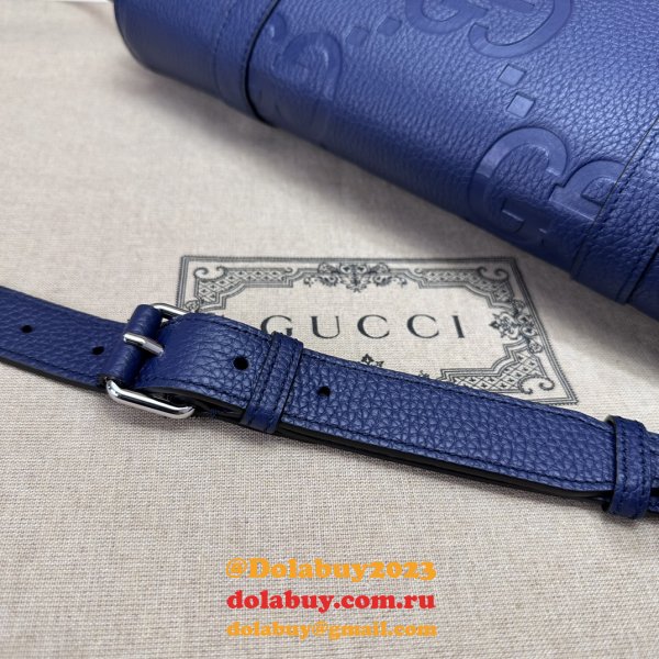 Jumbo Gucci Inspired GG AAA+ Messenger 760234 Blue Bag